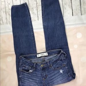Abercrombie and Fitch Distressed Skinny Jeans